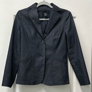 The Limited Stretch Denim Blazer XS